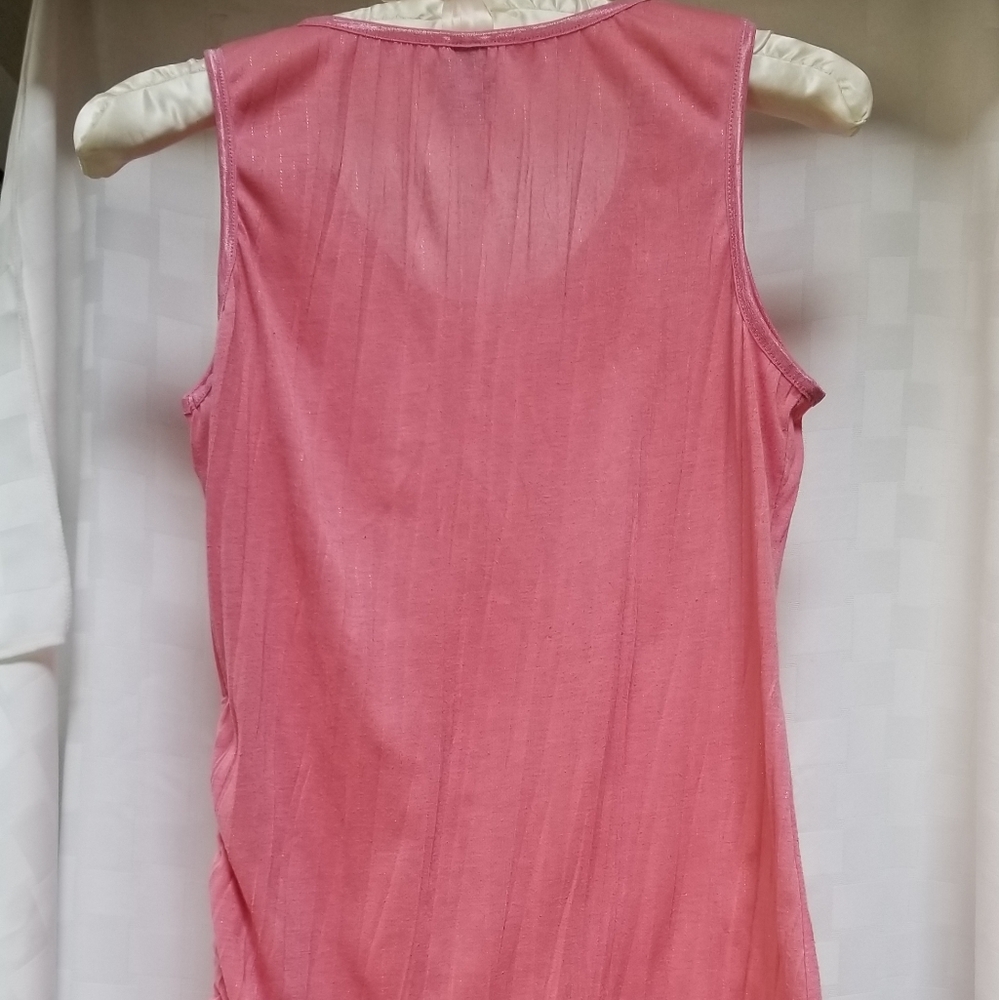 👚STAR CITY PINK SLEEVELESS TOP - Picture 3 of 8